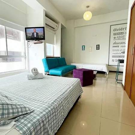 Estudio Placentero Con Agua Caliente Y Cerca A La Playa